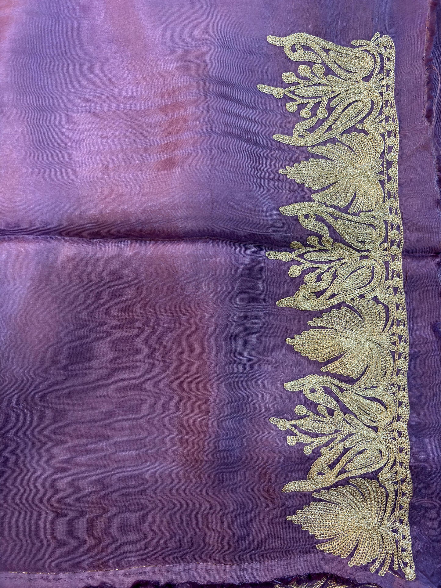 Gulab Zari Lavender Unstitched Suit