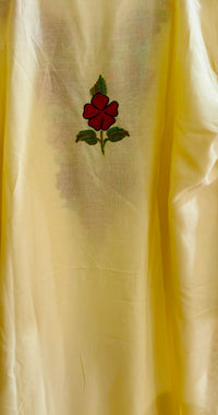 Summer Posh Cream  Aari Kurta