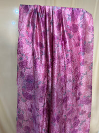 Heer Pastel Pink Kashmiri Silk Unstiched Suit with Thread Embroidery