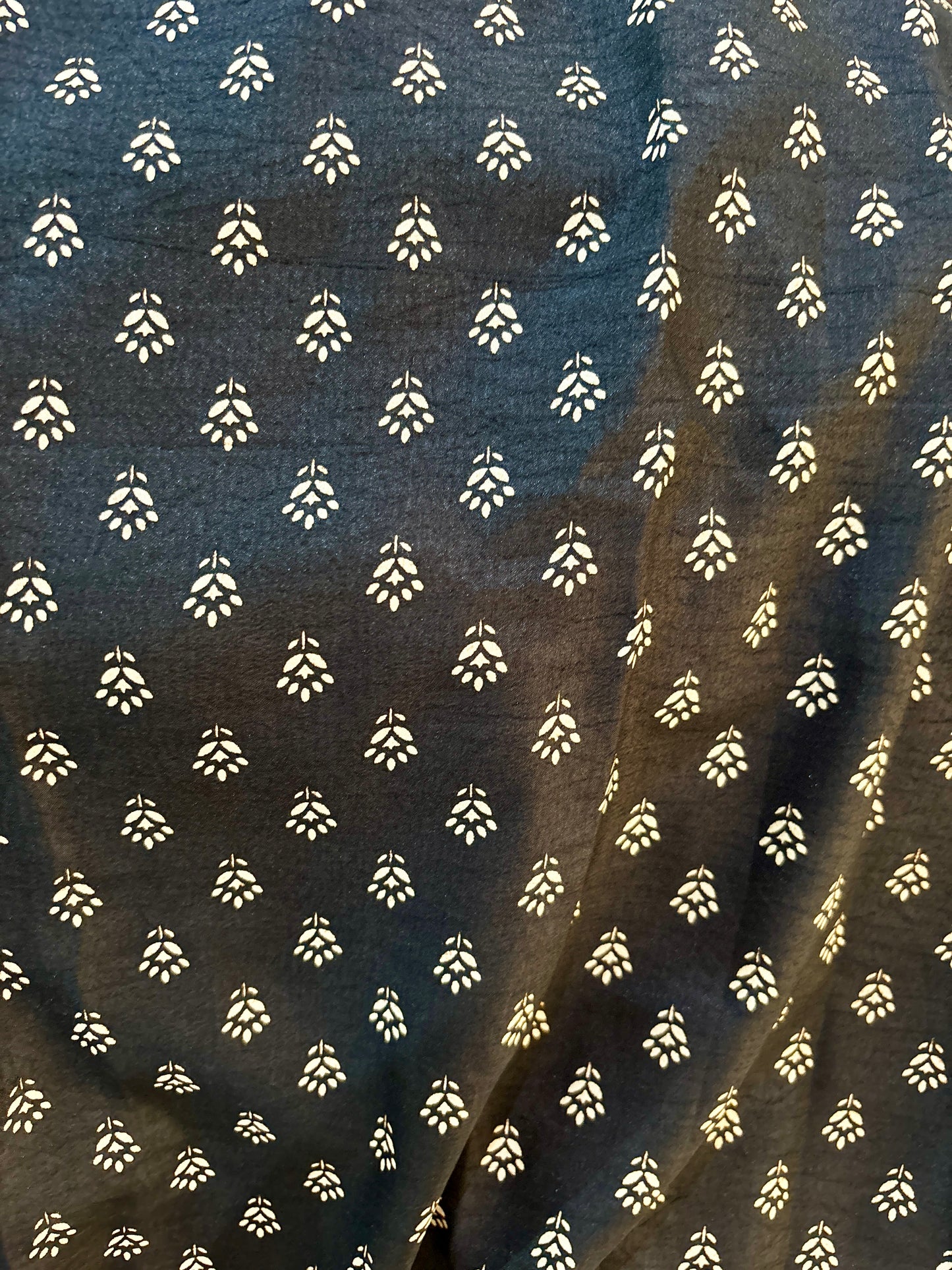 Naari Black  Kashmiri Silk Printed Saree with Printed Blouse