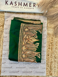 Khwaab Pure Green Silk Suit with Tilla Embroidery
