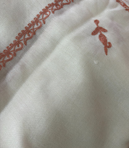 Waadi Maroon Zari Work Stole