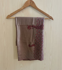 Waadi Pashmina Color Sozni Work Stole