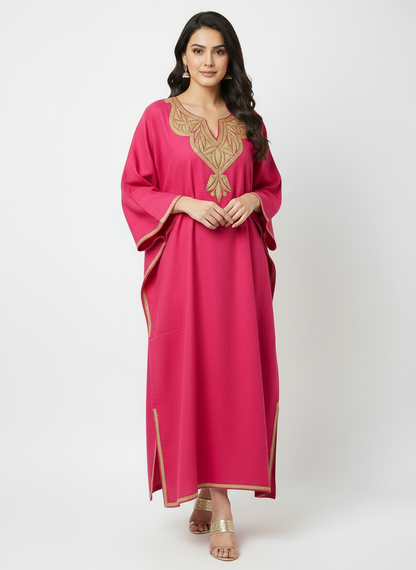 Masoom Pink Tilla Embroidery Work Pheran