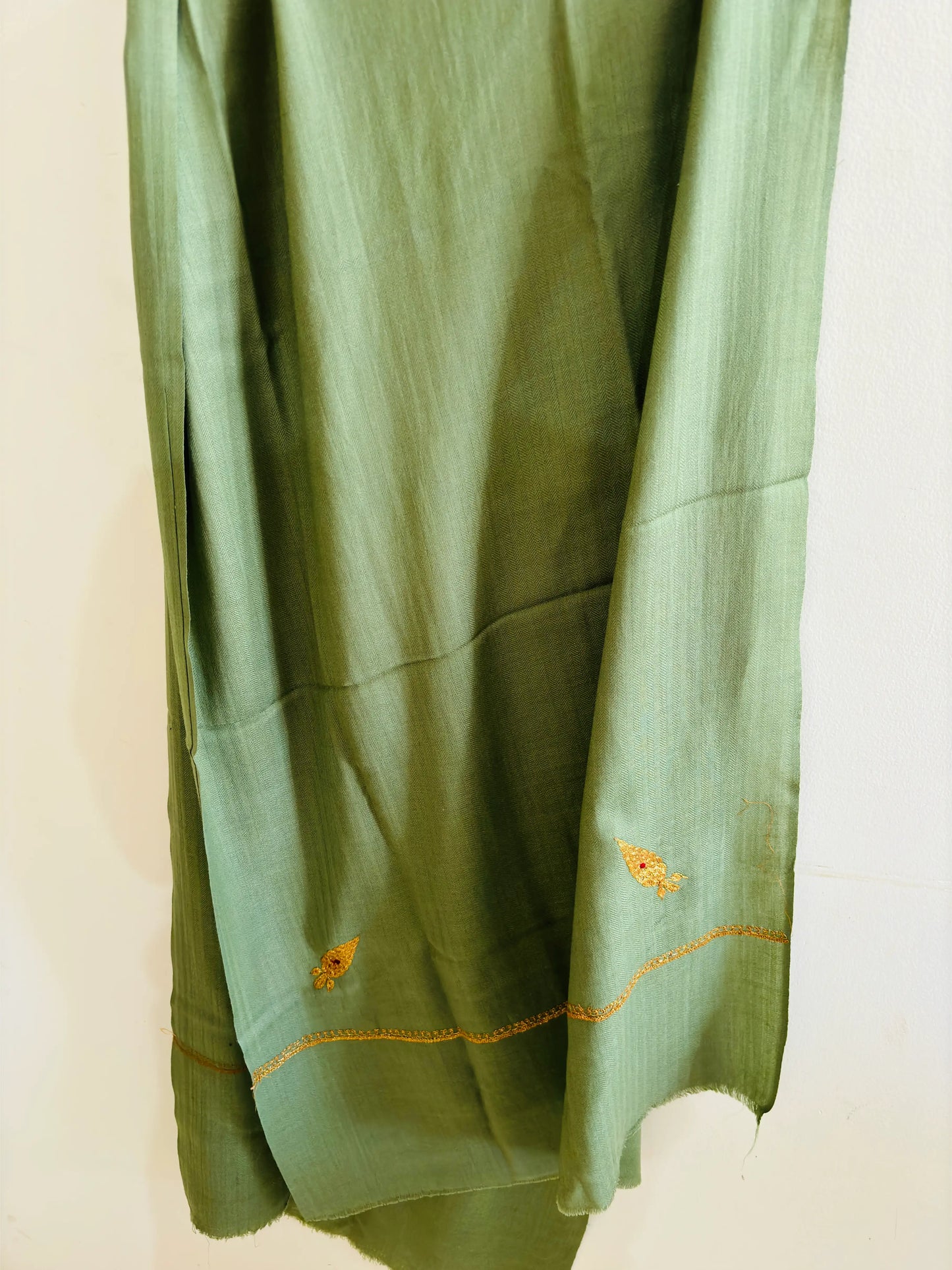 Premium Pastel Green Unstiched Suit with Tilaa Embroidery