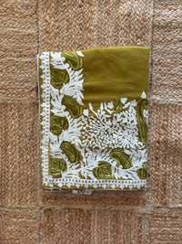 Lailaa Olive Green Aari Work Saree